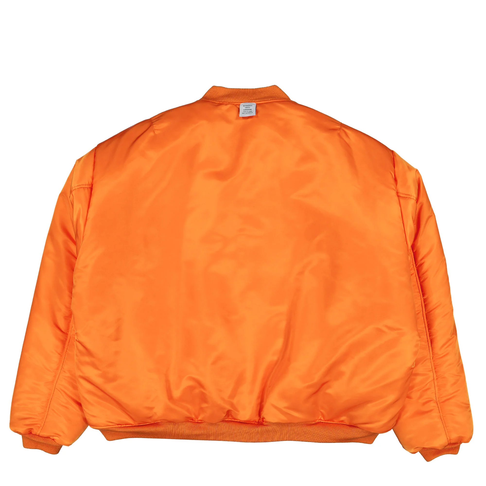 Oversized Leather Bomber Jacket - Image 10