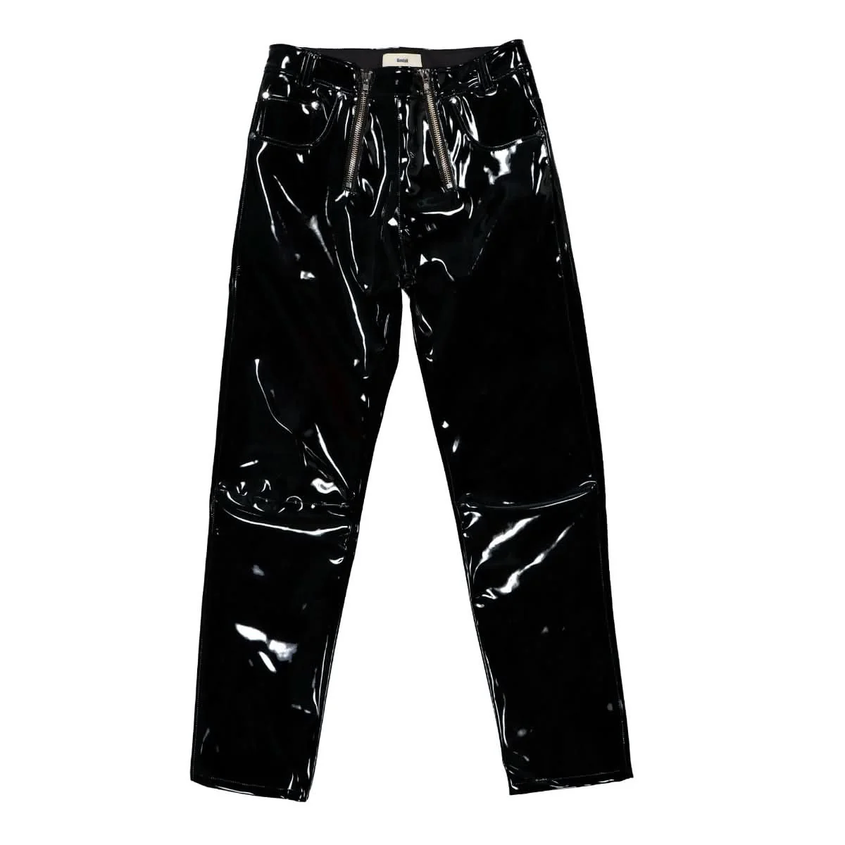 Vinyl Trouser With Double Zips