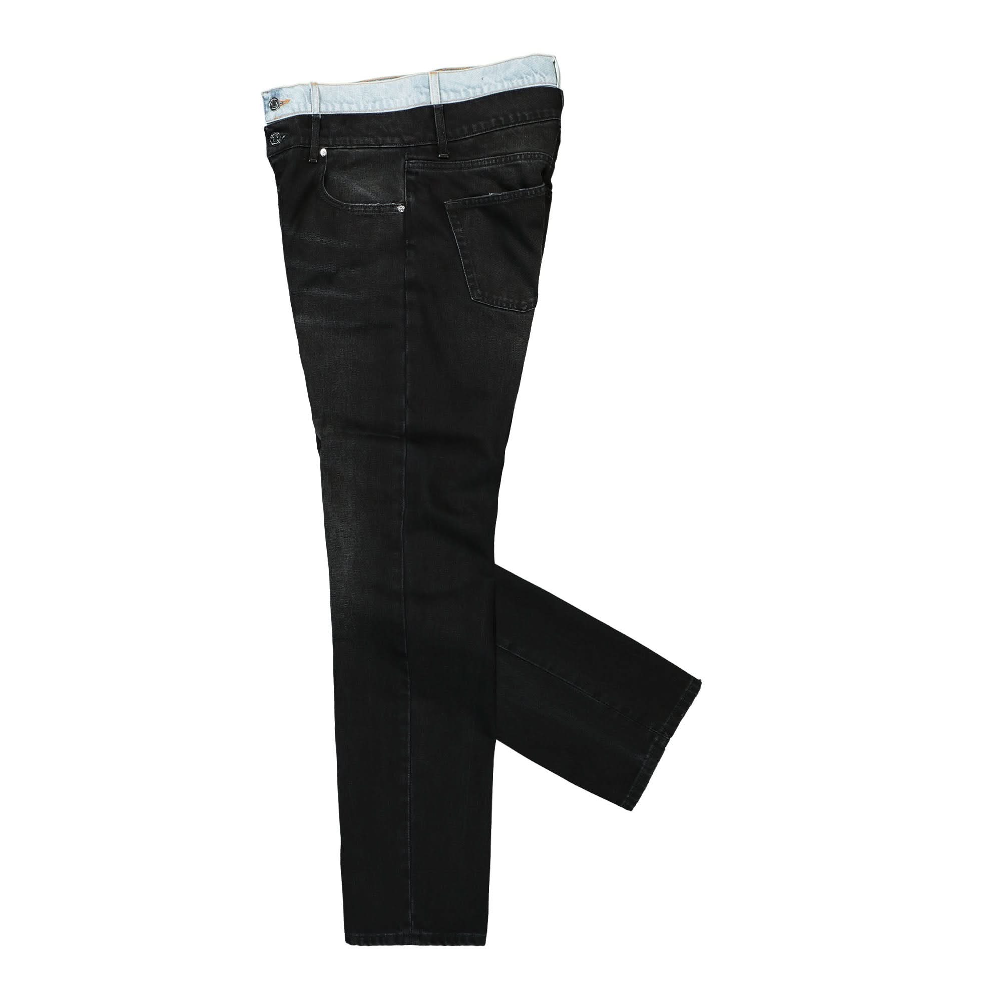 Double Waist Denim Jeans - Image 3