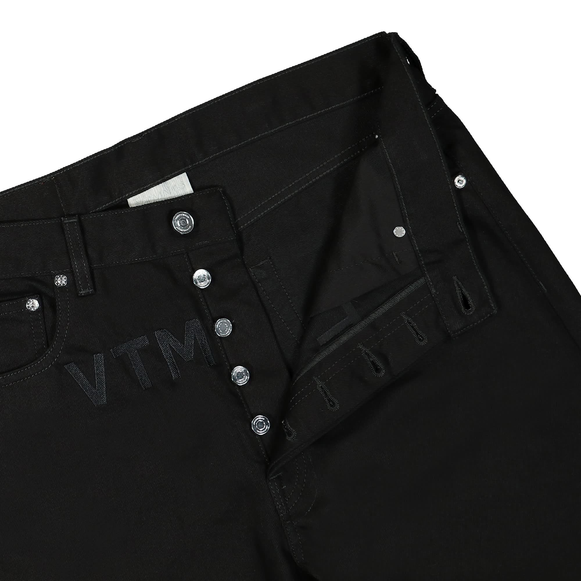 Embroidered VTMNTS Denim Jeans - Image 4