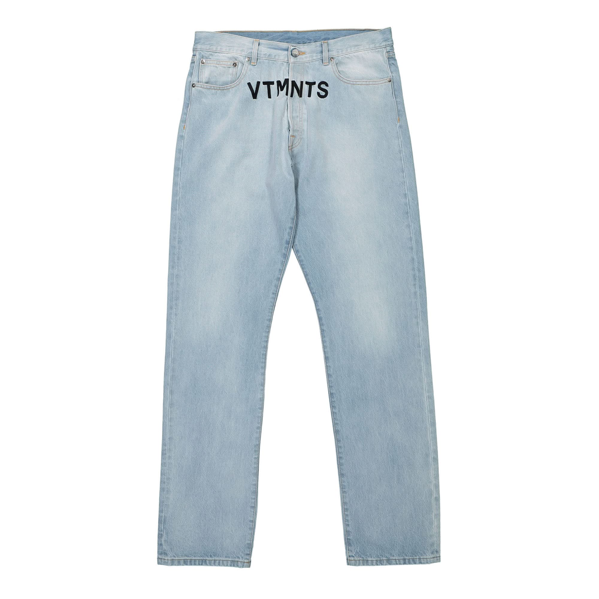 Embroidered VTMNTS Denim Jeans