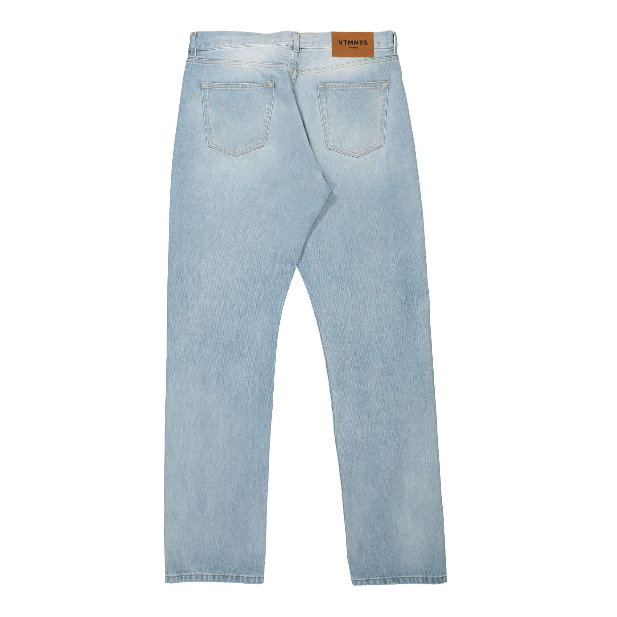 Embroidered VTMNTS Denim Jeans - Image 2