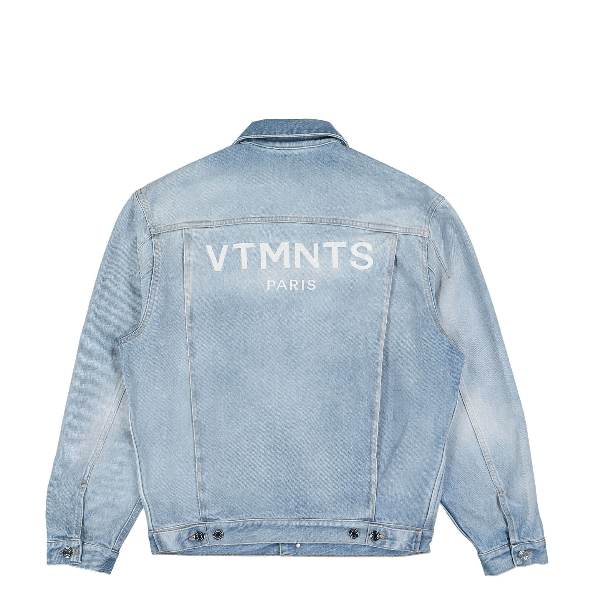 Embroidered VTMNTS Paris Denim Jacket - Image 2