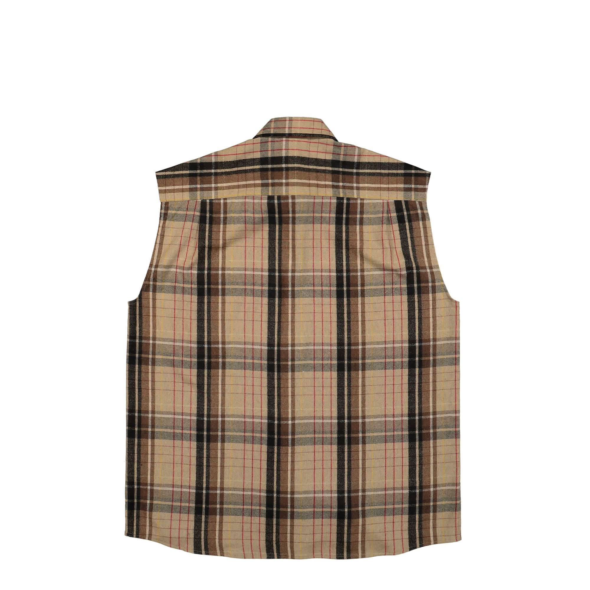 Flannel Sleeveless Shirt - Image 3