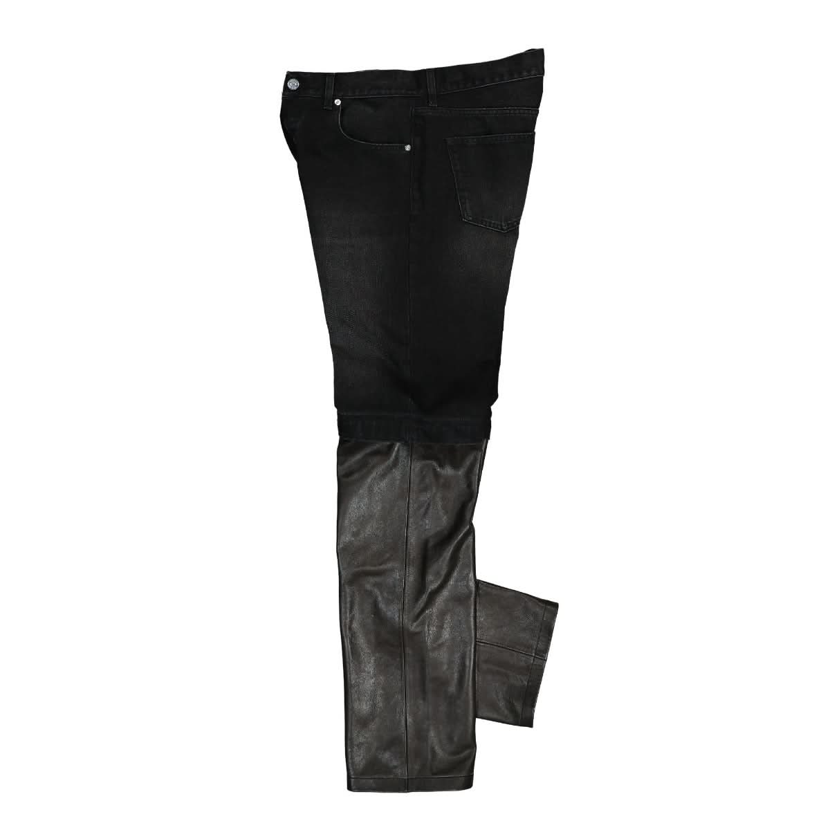 Leather / Denim Jeans - Image 3