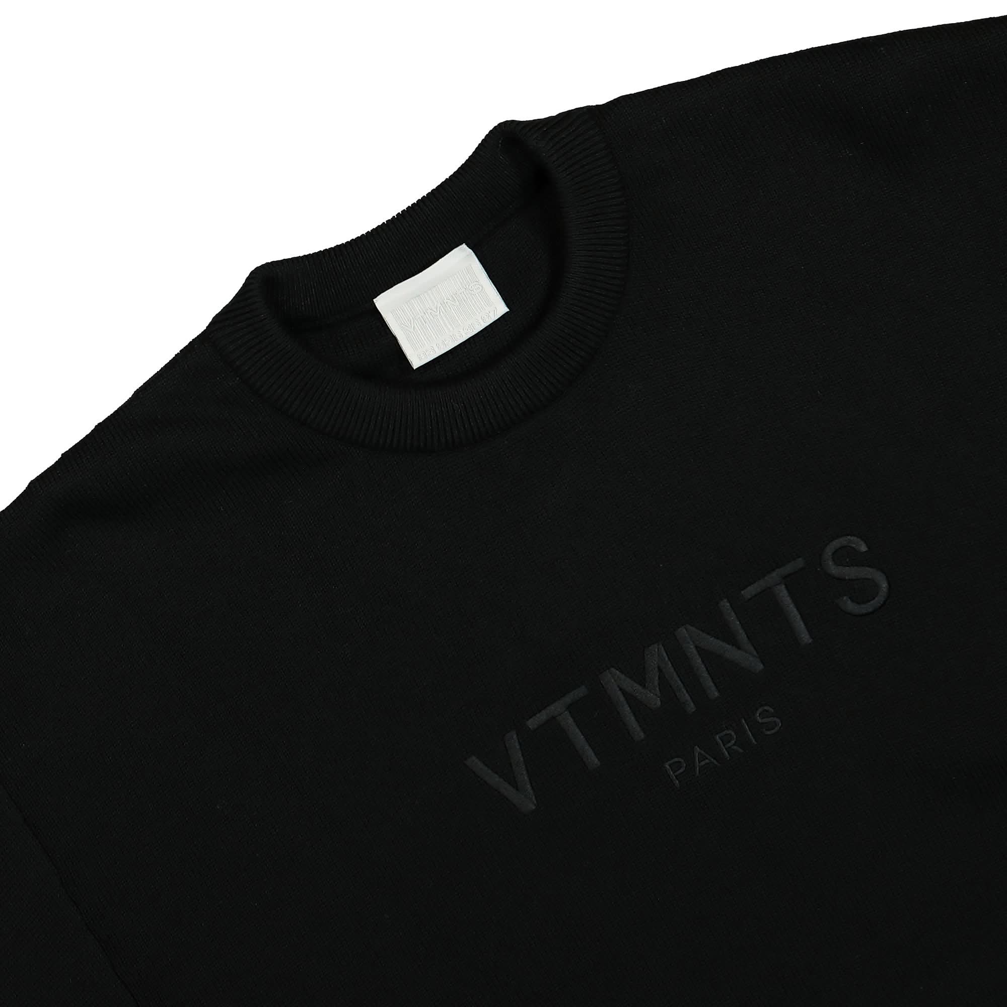 VTMNTS Paris Logo Knitted Sweater - Image 3