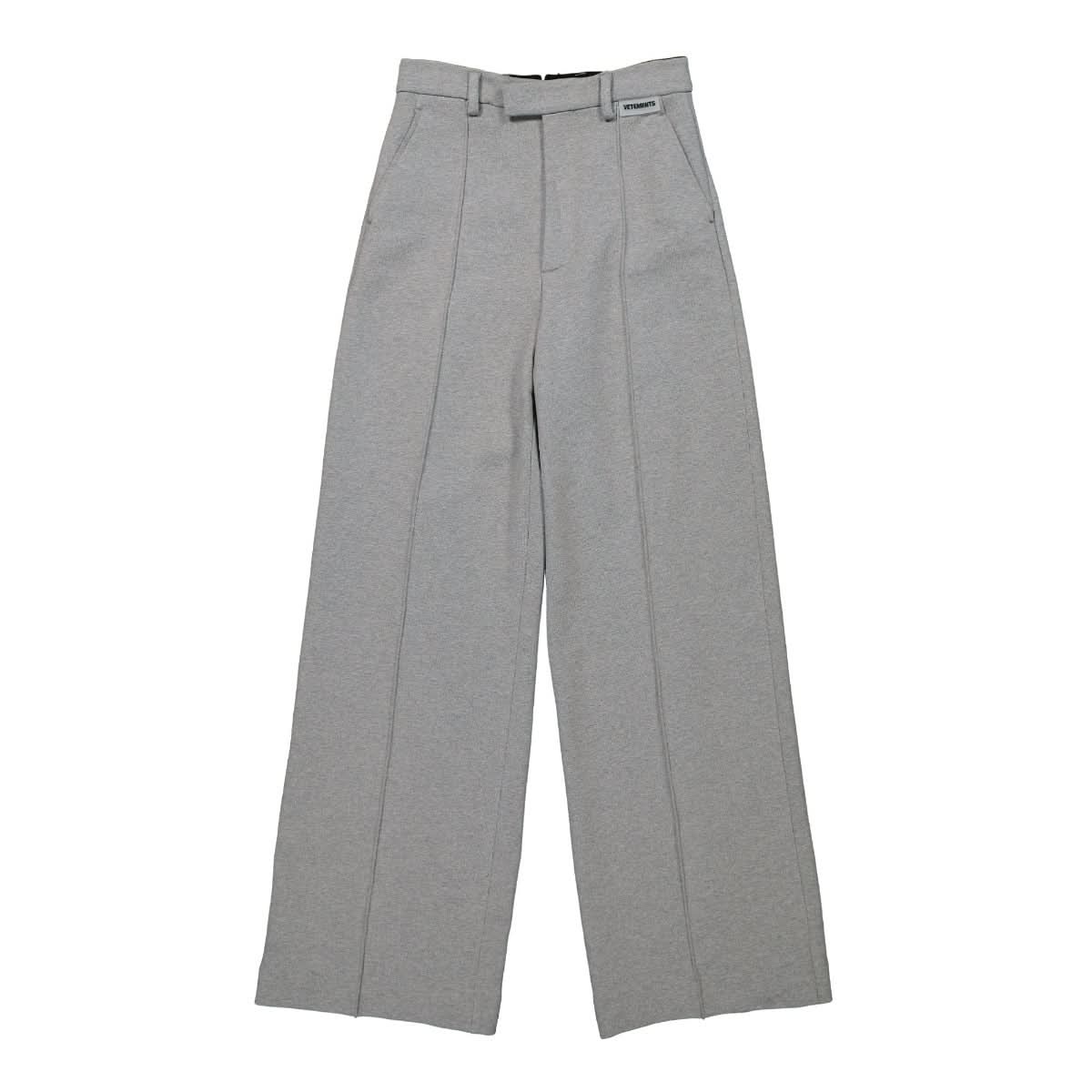 Wide Leg Molton Tailored Pants