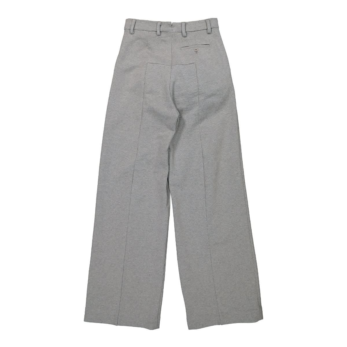 Wide Leg Molton Tailored Pants - Image 2