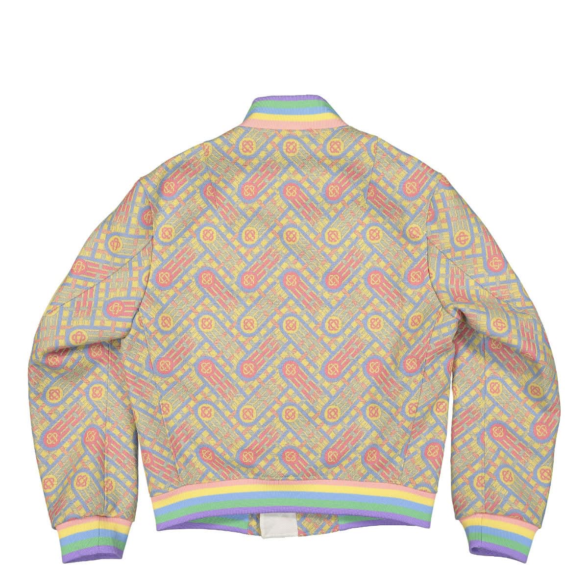 Wool Jacquard Bomber Jacket - Image 2